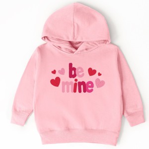 Be Mine Knit Print - Toddler Hoodie - 1 of 4
