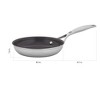 ZWILLING Energy Plus 8-inch Stainless Steel Ceramic Nonstick Fry Pan - 3 of 4