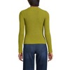 Lands' End Women's Cotton Blend Marl Ribbed Crew Neck Sweater - 2 of 3