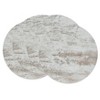 Saro Lifestyle Faux Wood Charger Plate (Set of 4), 13", White - 3 of 4