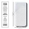 Hearth & Harbor Bathtub Mat - Non Slip Shower Mat with Suction Cups and Drainage Holes, 35"x16" Clear Bathroom Tub Mat for Elderly & Kids - 3 of 4