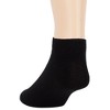 Men's Viscose Bamboo Ankle Sock - 6 Pack - Black - 7BIGSTARS KINGDOM - 4 of 4