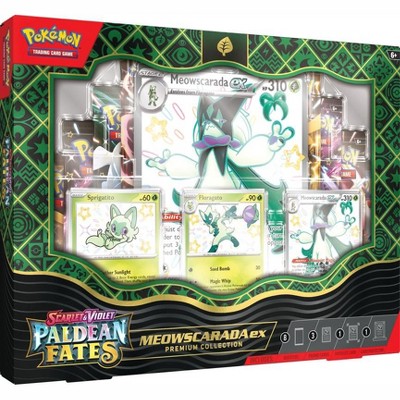 POKEMON TCG: SCARLET AND VIOLET: PALDEAN FATES: POKEMON EX PREMIUM COLLECTION - Shiny Sprigatito