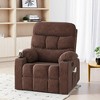 MAYEERTY Chocolate Oversized Recliner Chair Spacious Design for Large Big Tall Adults Fits Living Room - 2 of 4