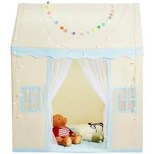 VEVOR Kids Play Tent, Kids Tent for Kids 1-5 Years Old, Toddler Tent with Mat and Tent Lamp, Tent for Kids with Windows, Beige - 1 of 4