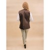 Women's Ruby Pleather Vest - Papillon - 3 of 4
