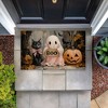 Stupell Industries Cute Halloween Ghost & Kitten Printed Outdoor Door Mat, design by Arlington Prints, 18"x30" - 4 of 4