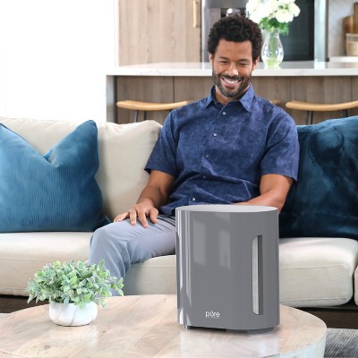 Mist Gray True HEPA Air Purifier with UV-C Light