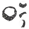 Unique Bargains Women's Fashion Lily Pattern Cross Elastic Hairband 1 Pc - 2 of 4