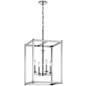 Crosby 31" 4 Light Foyer Pendant Chrome - 1 of 1
