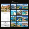 2026 Square Wall Calendar, Mediterranean, 16-Month Passport Collection Theme with 180 Reminder Stickers (12x12 In) - 4 of 4