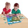 Dowling Magnets® Animal Magnetism® Magnetic Wildlife Map Puzzle: Asia & Australia - 2 of 3