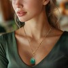 Ross-Simons 20.00 Carat Emerald, 18.00 Carat Rose Quartz and 11.00 ct. t.w. Multicolored Tourmaline Bead Jewelry Set: 2 Interchangeable Pendants With - 2 of 4