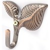 Unique Bargains Metal Leaves Design Screw Fixed Display Hooks 3" x 2.9" x 0.8" 2 Pcs - 2 of 4