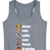 Women's - Disney - Main Characters Graphic Racerback Tank - 2 of 4