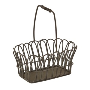 Park Designs Scalloped Vintage Wire Condiment Caddy - 1 of 3