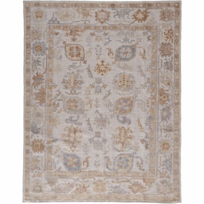 Wendover Transitional Oriental Ivory/Tan Area Rug
