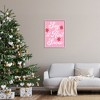 Stupell Industries Pink Say It Ain't Snow Black Framed Giclee Art - 2 of 4