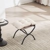 Okak Upholstered Sofa Accent Chair with Ottoman & Metal Legs & Side Pocket,Comfy Lounge Chair for Living Room,Bedroom - 2 of 4