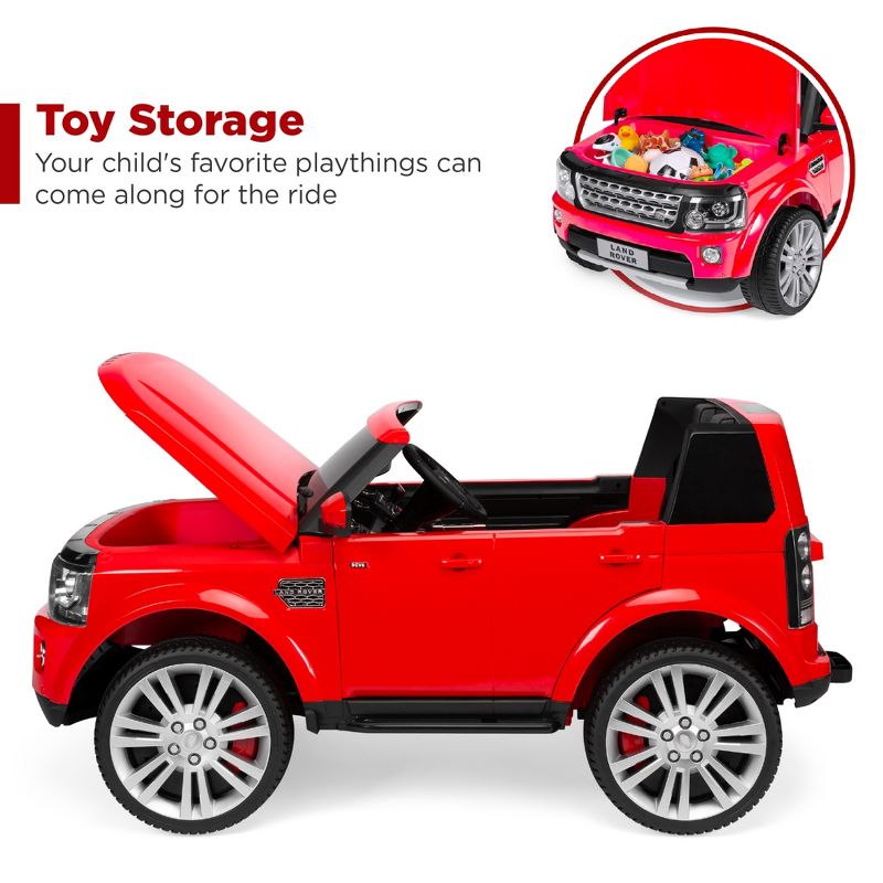 Best Choice Products 12V 3.7 MPH 2-Seater Licensed Land Rover Ride On Car Toy w/ Parent Remote Control, 4 of 8