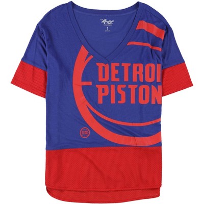 G-III Sports Womens Detroit Pistons Graphic T-Shirt