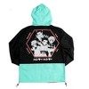 Hunter X Hunter Hunter Association Character Hexagon Long Sleeve Colorblock Hooded Anorak - 2 of 4