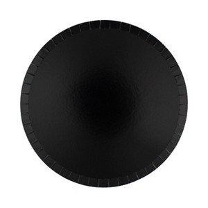 Jollity & Co. - Shade Dinner Plates in Black - Pack of 8 Paper Plates - 1 of 3