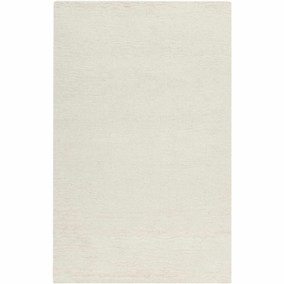 Hauteloom Brockton Solid Wool Light Beige Area Rug