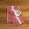 Solino Home Striped Kitchen Towels | Farmhouse Stripe - 2 of 4