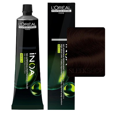 L'Oreal Pro iNOA Coloration Ammonia-Free Permanent Hair Color Dye  - Multicolored Loreal Haircolor Cream
