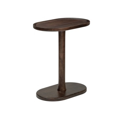 MH London Crawford 22" C Shape Solid Wood End Table