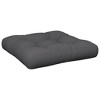 vidaXL Pallet Cushion Anthracite 23.6"x24.2"x3.9" Fabric - 2 of 4