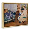 Stupell Industries Children's Afternoon at Wargemont Floating Frame Canvas Art - 2 of 4