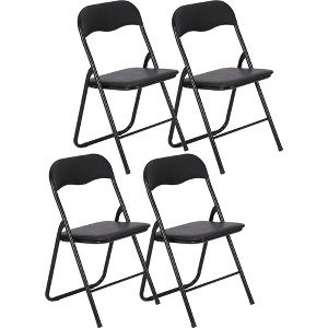 olding Chairs 2/4/6 Pack with Cushion - 1 of 4