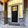 Evideco French Home Goods Extra Large Outdoor Runner Mat - 48x18 Inch Scraper Front Door Mat with Non-Slip Backing - Available in Black or Gray - 2 of 4