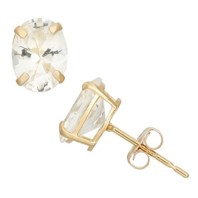 Designs By Gioelli 10K Gold Gemstone Stud Earrings