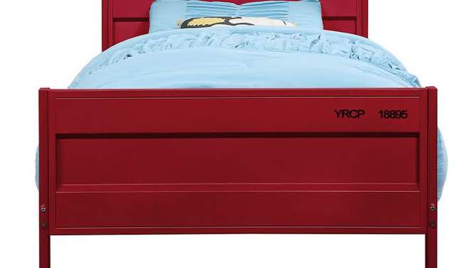 Cargo 79&#34; Twin Bed Red - Acme Furniture, 2 of 7, play video