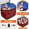 OPUX Insulated Lunch Box Men Women, Leakproof Soft Cooler Bag Work School Beach, Pail Tote Adult Kids Boys Girls - 3 of 4