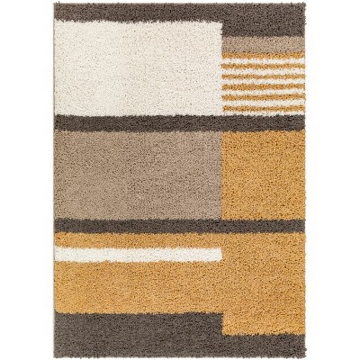 Mark & Day Tyrus Rectangle Woven Indoor Area Rugs Apricot/Dark Brown