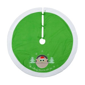 Baby Yoda Christmas Tree Skirt - 1 of 4