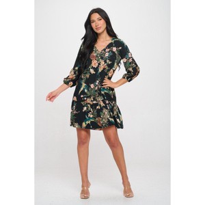 WEST K Women's Millie V-Neck Short Swing Dress - 1 of 4
