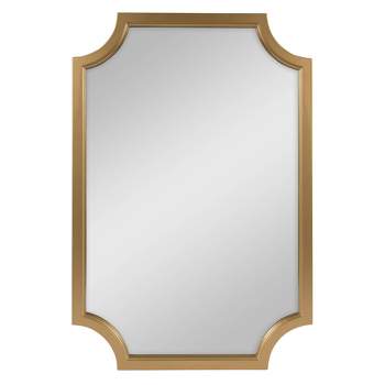 Weathered gold framed mirror 18 3/4 x 26 3/4