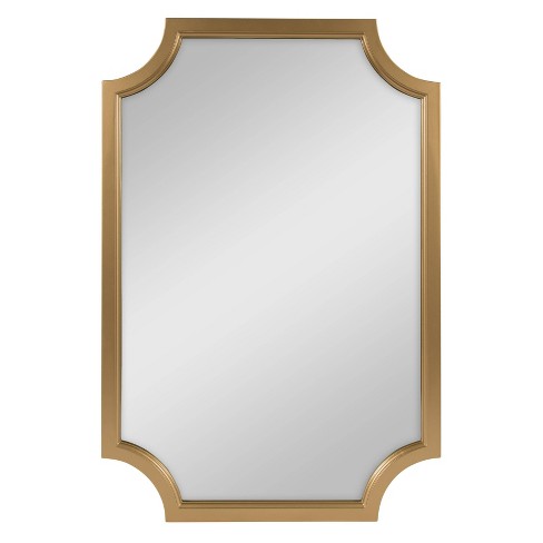 Scallop Gold Leaf Decorative Mirror