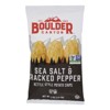 Boulder Canyon Sea Salt & Cracked Pepper Kettle Chips - Case of 12/5 oz - 2 of 4