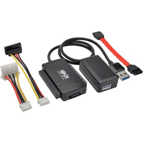 fire militia Method Tripp Lite Usb 3.0 Superspeed To Sata/ide Adapter 2.5/3.5/5.25" Hard Drives  - Ide/sata/usb For Hard Drive, Notebook - 6" - 1 X Type A Male Usb : Target