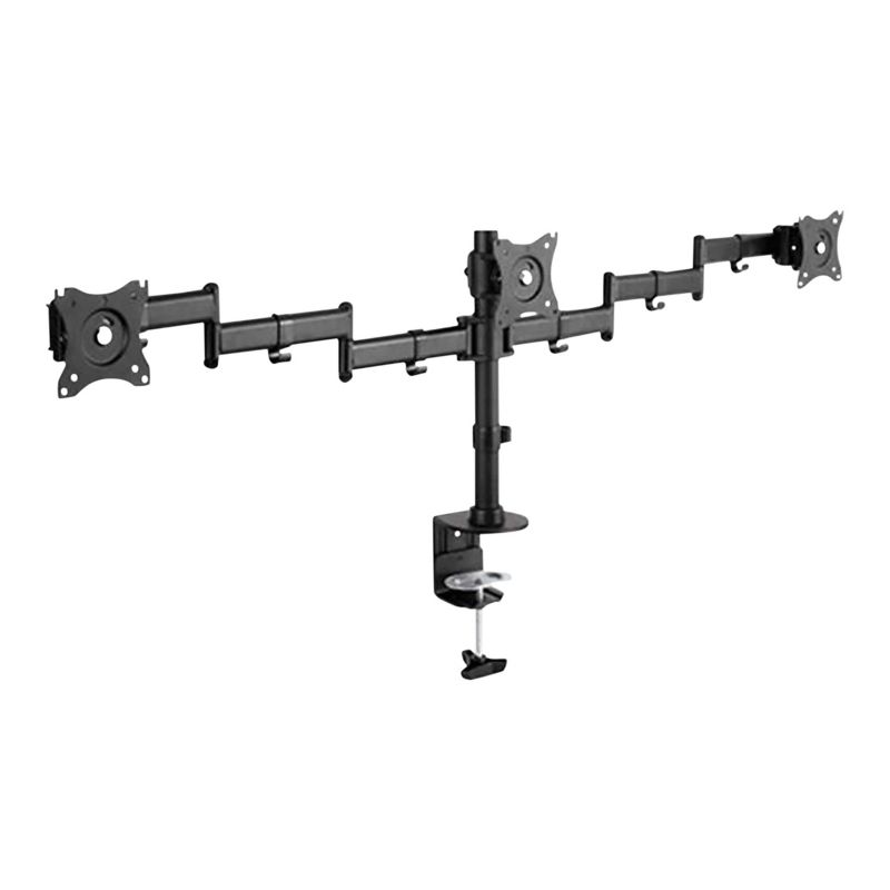 Stand Up Desk Store Universal Fit Fully Adjustable Swing Arm Clamp-On Desk Table Monitor Mount, 2 of 5