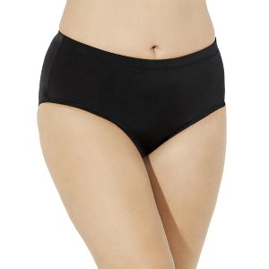 Swimsuits for All Women's Plus Size Chlorine Resistant Full Coverage Brief - 1 of 4