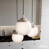 Hunter 12.75" Hepburn Ceiling Light Brushed Nickel Finish - Glamorous 1920's Inspired Chandelier for Indoor Spaces - 4 of 4
