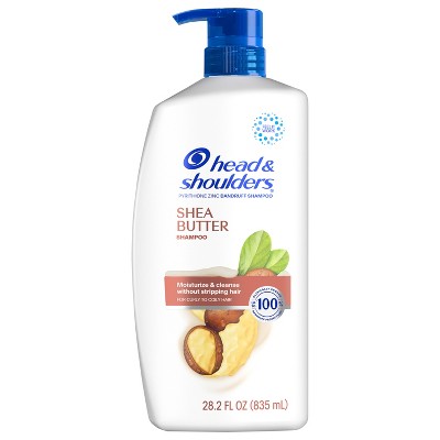 Head and Shoulders Dandruff Shampoo, Anti-Dandruff Treatment, Shea Butter for Daily Use, Paraben Free, 28.2 oz