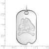 Black Bow Jewelry 14k White Gold East Carolina Pirates NCAA Large Pendant - 2 of 3